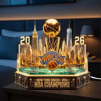 New York Knicks NBA Champions 2026 Custom Shape Acrylic Light Box – TMTHU8755