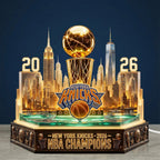 New York Knicks NBA Champions 2026 Custom Shape Acrylic Light Box – TMTHU8755