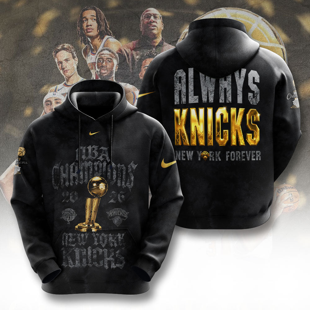 New York Knicks NBA Finals Champions 2026 3D Apparel – TANTN23936