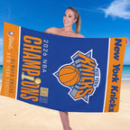 New York Knicks NBA Finals Champions 2026 Rectangle Beach Towel – TANTN23622
