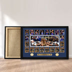 New York Knicks NBA Finals Champions 2026 Rectangle Canvas With Inner Frame – TANTN23726