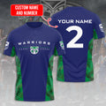 Personalized New Zealand Warriors 3D Apparel – VANDH 558