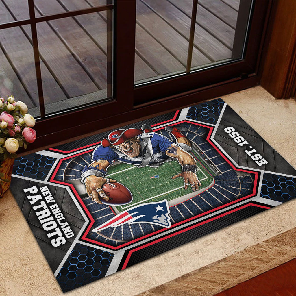 New England Patriots Custom Doormat – HOATT12629