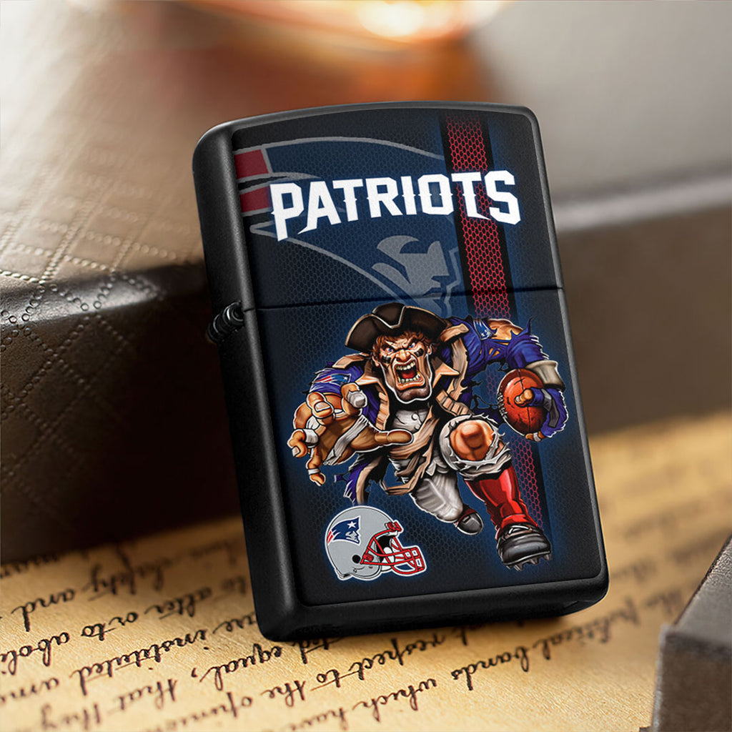 New England Patriots Zippo Lighter Case (No Insert) – HOATT13017