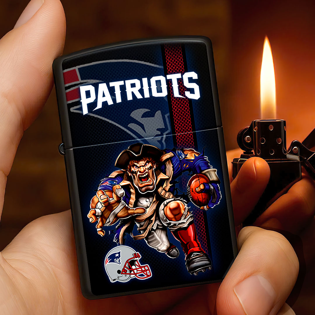 New England Patriots Zippo Lighter Case (No Insert) – HOATT13017