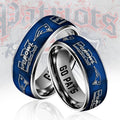 New England Patriots 2025 AFC Champions Custom Alloy Ring – HOATT15898