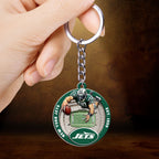 New York Jets Custom Shape 2-sided Keychain – HOATT12705
