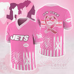 New York Jets x Breast Cancer Awareness 2025 3D Football Jersey – MAITM12891