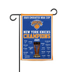 New York Knicks 2025 NBA Cup Champions Double-side Garden Flag – TMTHU2720