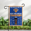 New York Knicks 2025 NBA Cup Champions Double-side Garden Flag – TMTHU2720