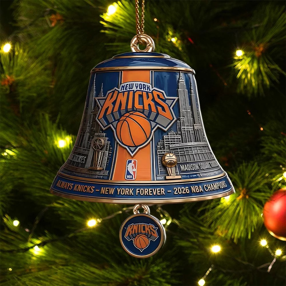 New York Knicks 2026 NBA Finals Champions Custom Shape 2-side Printed Acrylic Ornament – HOATT21159