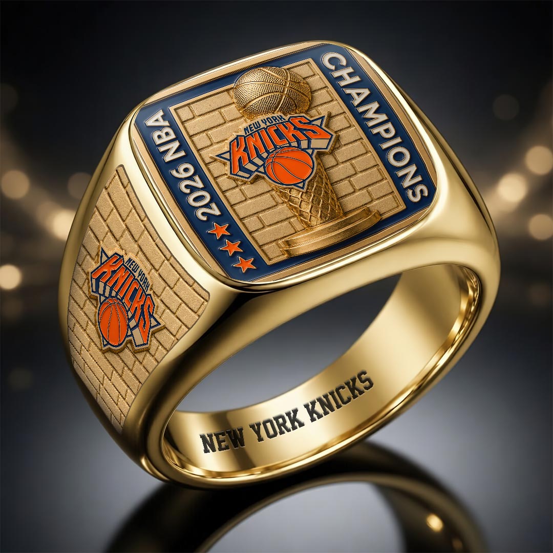 New York Knicks 2026 NBA Finals Champions 3D Engraved Ring – HOATT18959