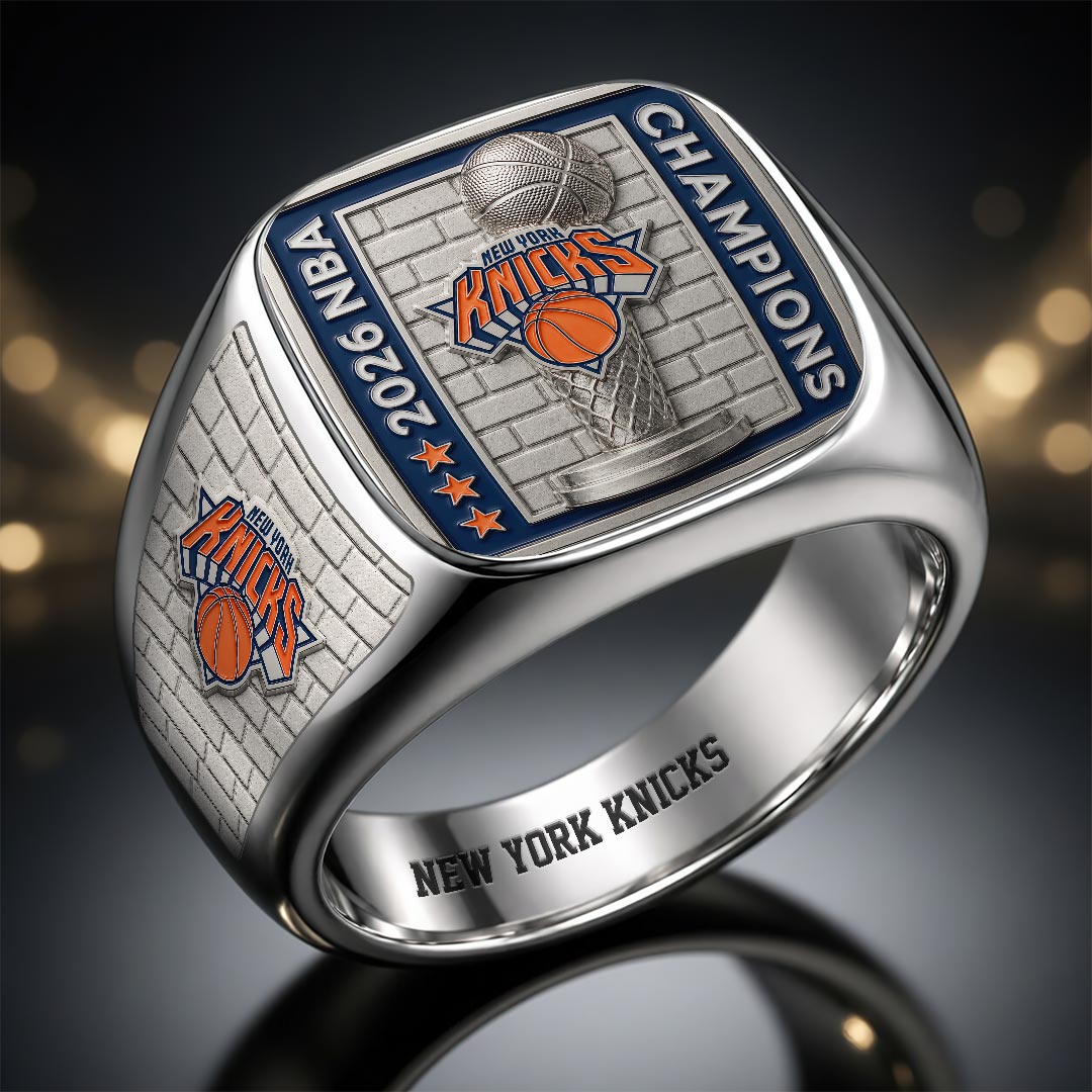 New York Knicks 2026 NBA Finals Champions 3D Engraved Ring – HOATT18959