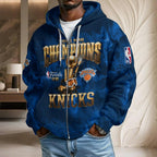 New York Knicks 2026 NBA Finals Champions 3D Unisex Waffle Hoodie – HOATT19302