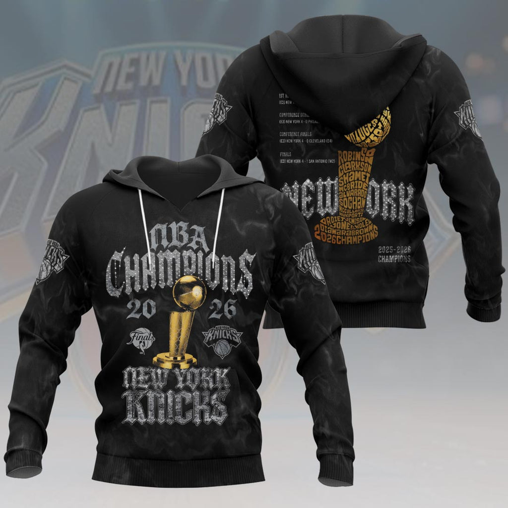 New York Knicks 2026 NBA Finals Champions 3D Apparel – HOATT19207