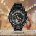 Nier: Automata 10th Anniversary Black Stainless Steel Watch – GNE7473
