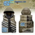 North Carolina Tar Heels Salute To Service Sleeveless Puffer Jacket