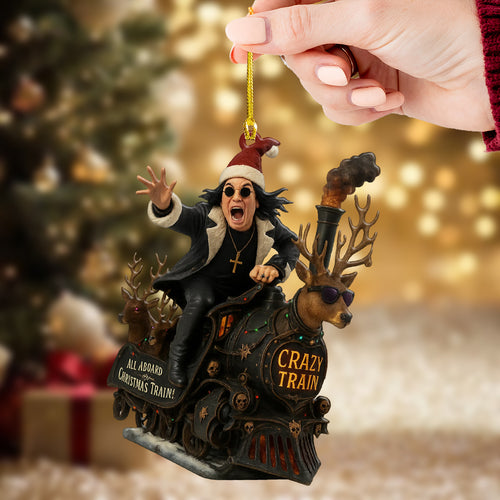 Ozzy Osbourne Custom Shape 2-side Printed Acrylic Ornament – TMTHU674