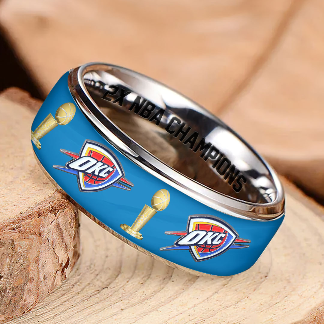 Oklahoma City Thunder Custom Alloy Ring – HOATT 11533
