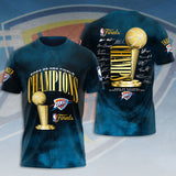 Oklahoma City Thunder 2025 NBA Champions 3D Apparel – HOATT 11360