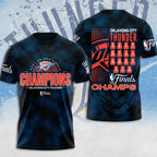 Oklahoma City Thunder 2025 NBA Champions 3D Apparel – MAITM 11772