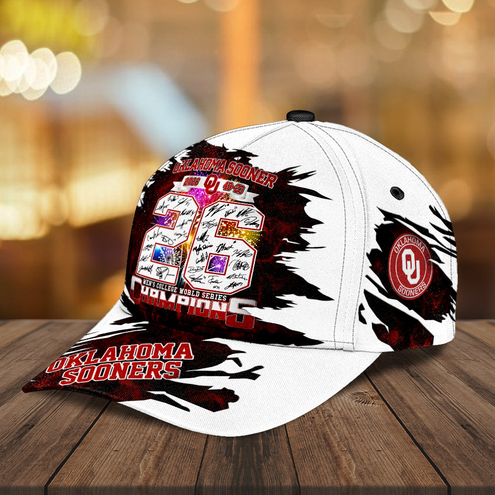 Oklahoma Sooners 2026 NCAA Baseball Men's College World Series Champions Classic Cap – GNE7284