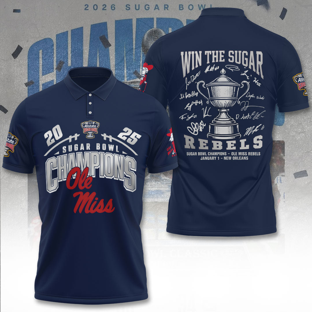 Ole Miss Rebels Football 3D Apparel – TANTN19929