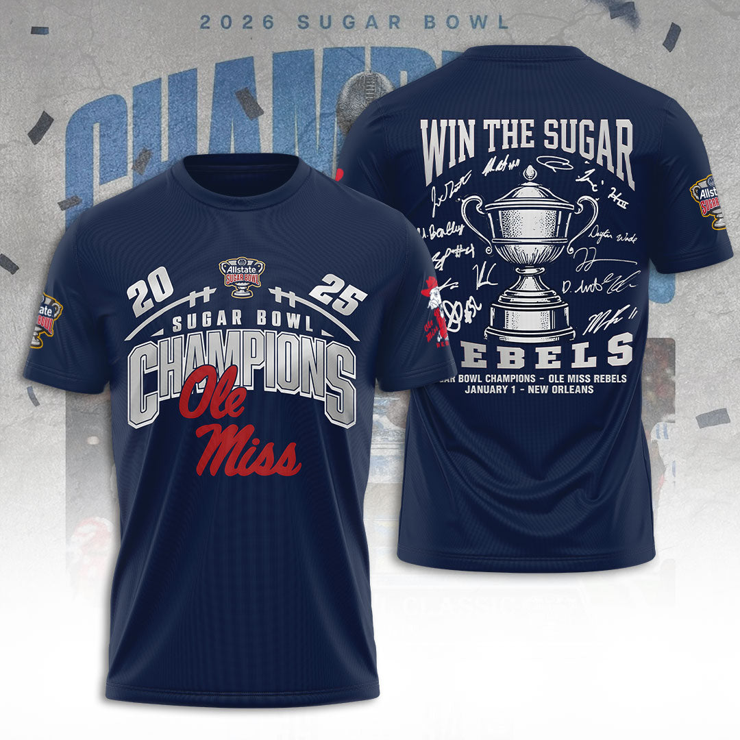 Ole Miss Rebels Football 3D Apparel – TANTN19929