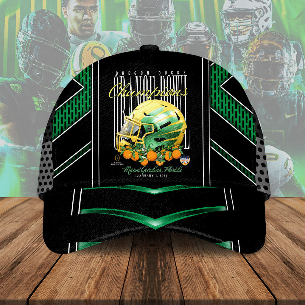 Oregon Ducks Football 2026 Orange Bowl Champions Classic Cap – HOATT15484