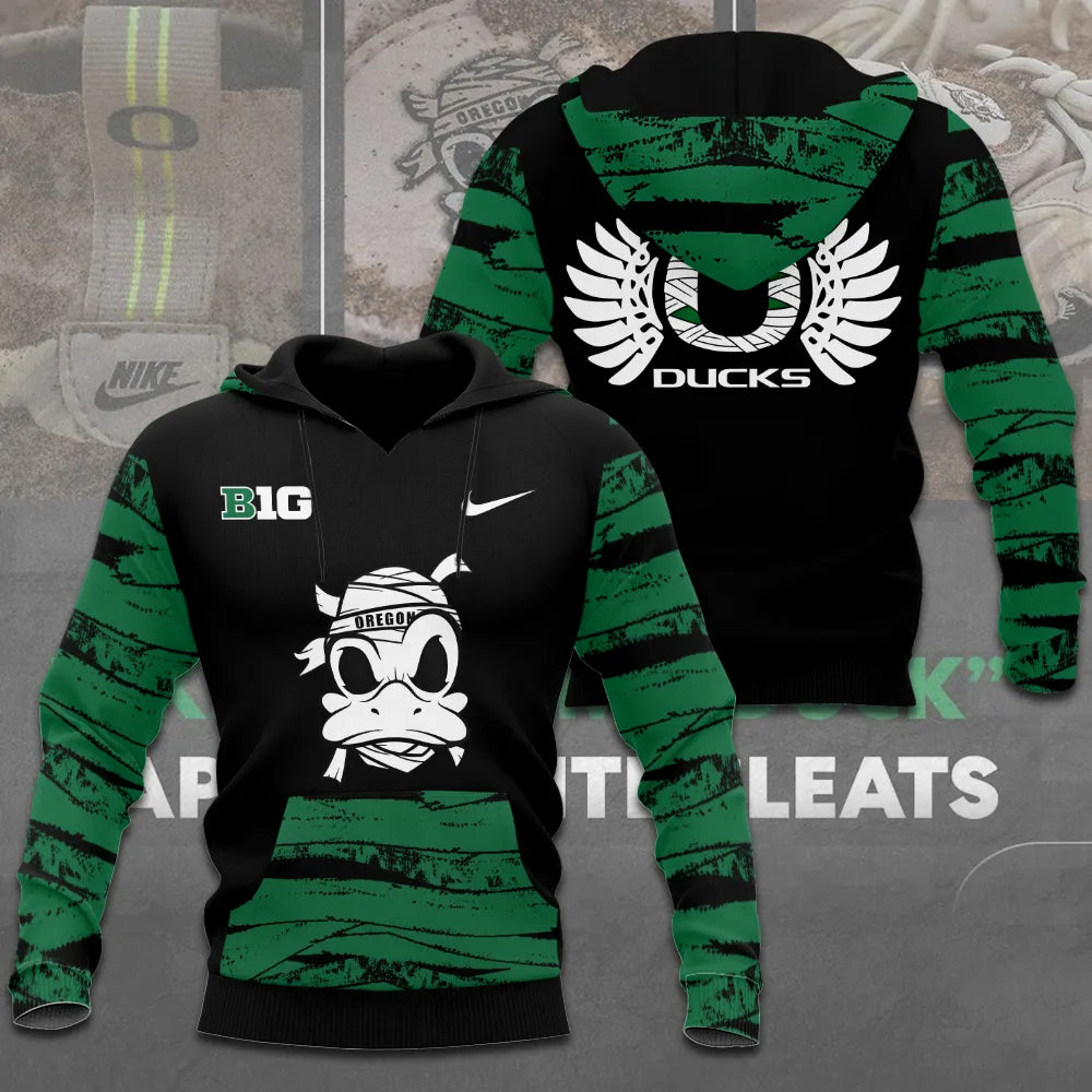 Oregon Ducks Football 2025 Mummy Duck 3D Apparel – TANTN16719