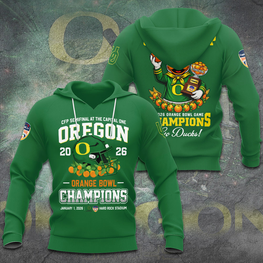 Oregon Ducks Football 3D Apparel – TANTN19882