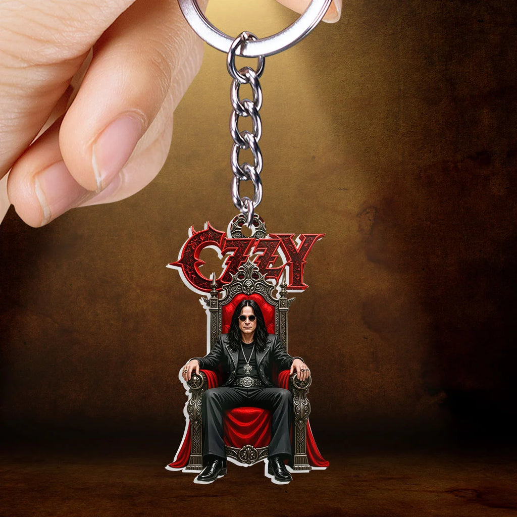 Ozzy Osbourne Custom Shape 2-sided Keychain – HOATT20374