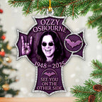 Ozzy Osbourne Custom Shape 2-sided Acrylic Ornament – HOATT15135