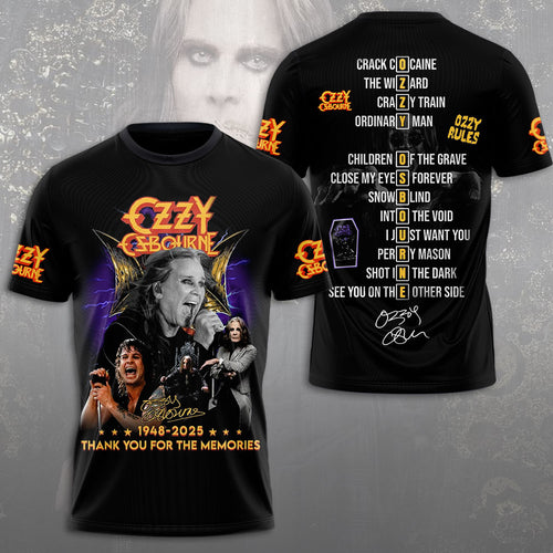 Ozzy Osbourne 3D Apparel – MAITM 12283