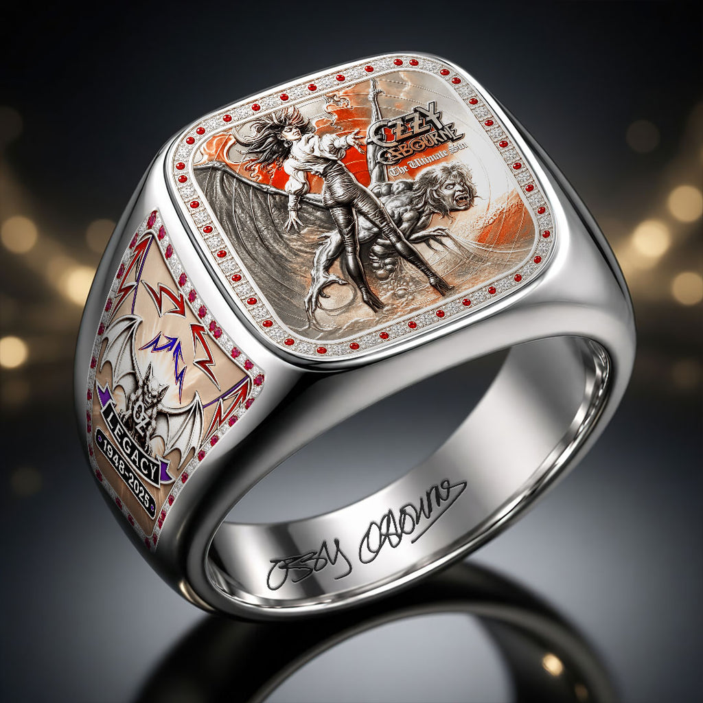 Ozzy Osbourne 3D Engraved Ring – HOATT20143