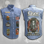 Ozzy Osbourne 3D Lightweight Sleeveless Denim Shirt – MAITM 12443