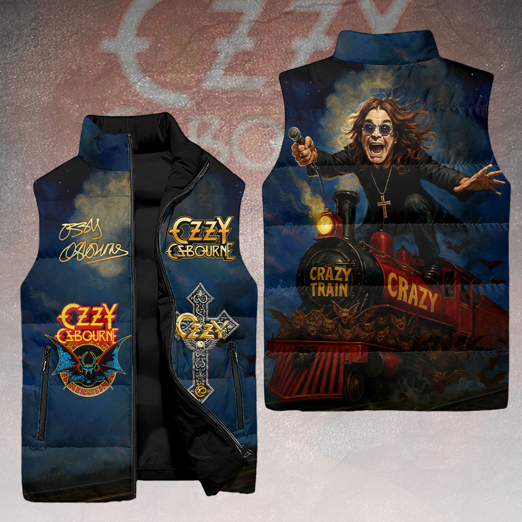 Ozzy Osbourne 3D Sleeveless Down Jacket – HOATT15003
