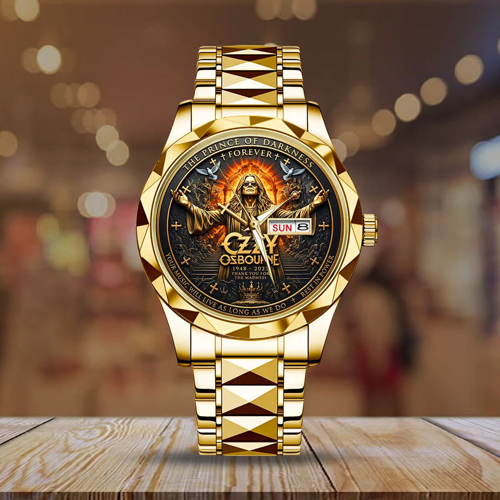 Ozzy Osbourne Alloy Luxury Quartz Watch – TMTHU8796