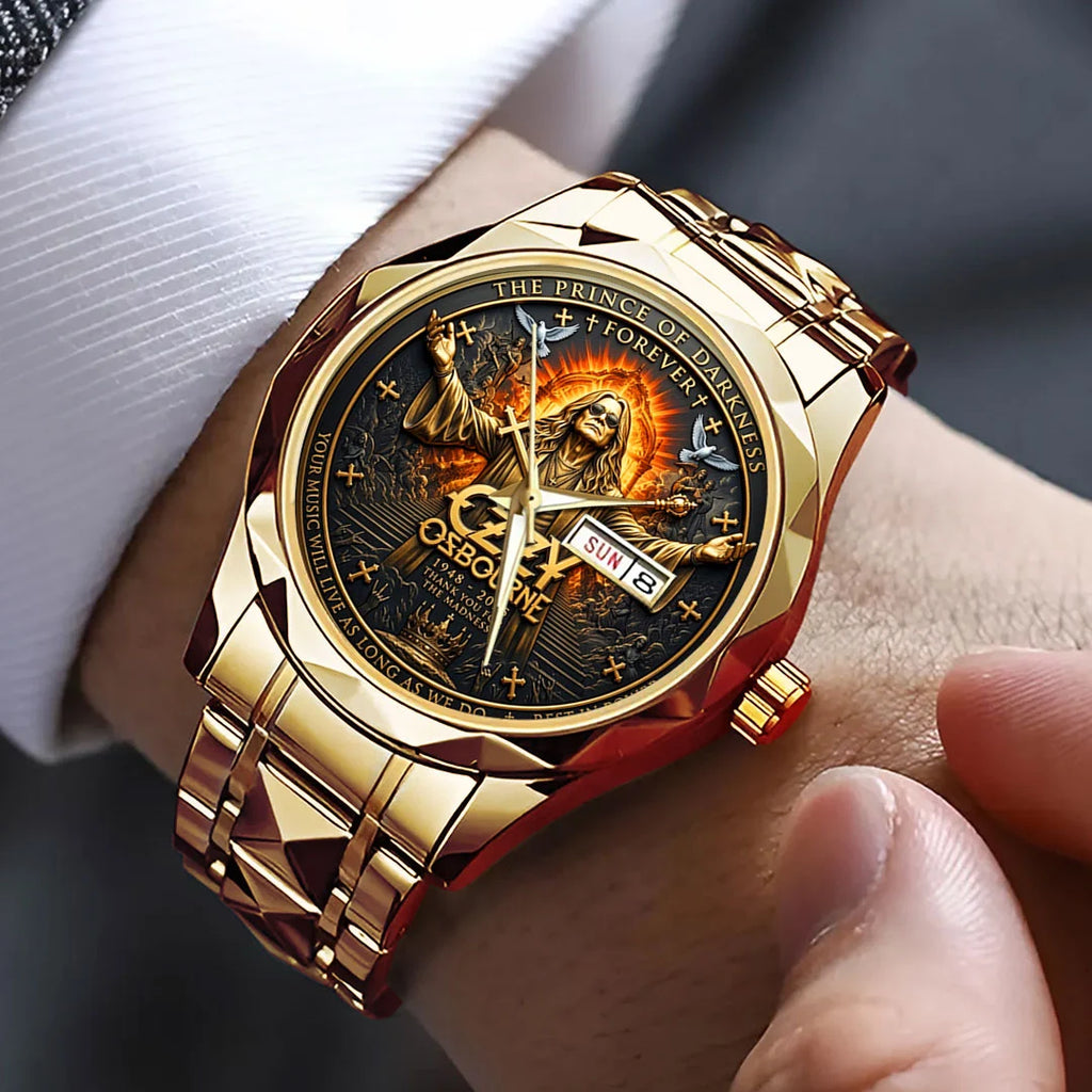 Ozzy Osbourne Alloy Luxury Quartz Watch – TMTHU8796