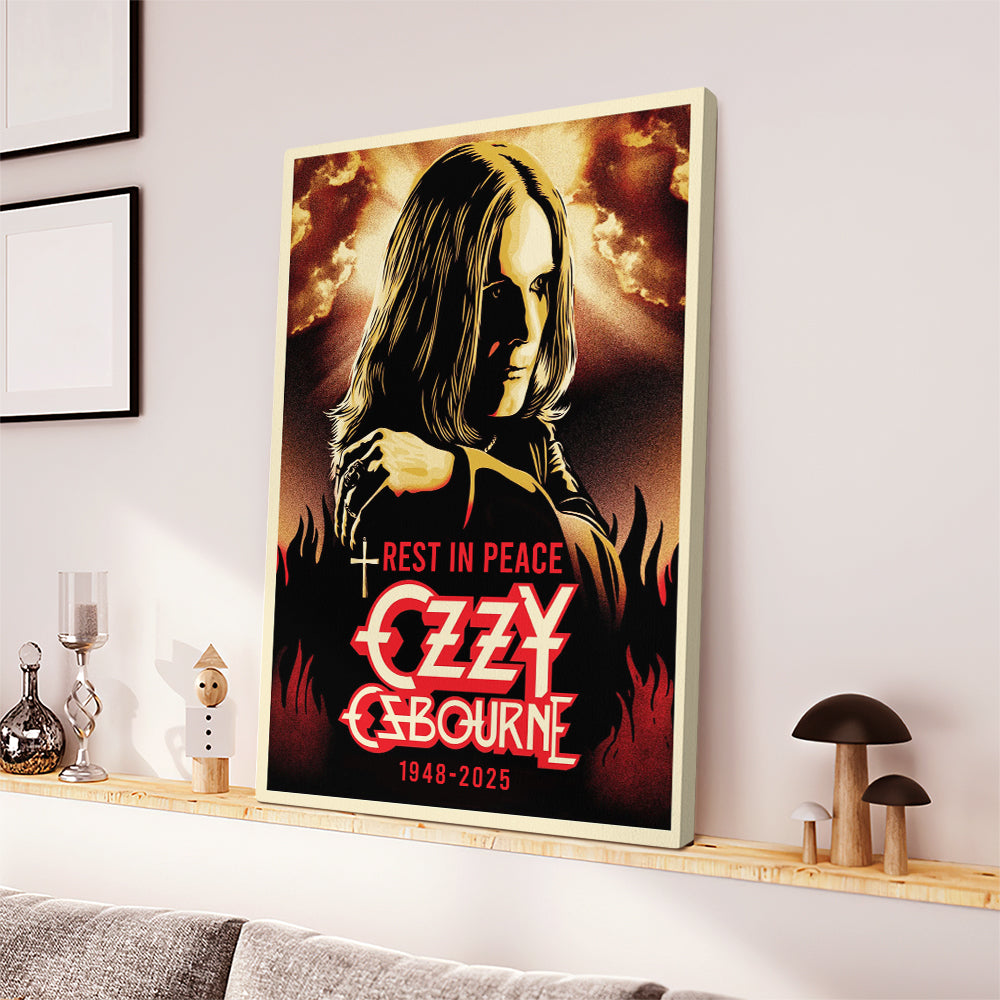 Ozzy Osbourne Rectangle Canvas With Inner Frame – MAITM 12231
