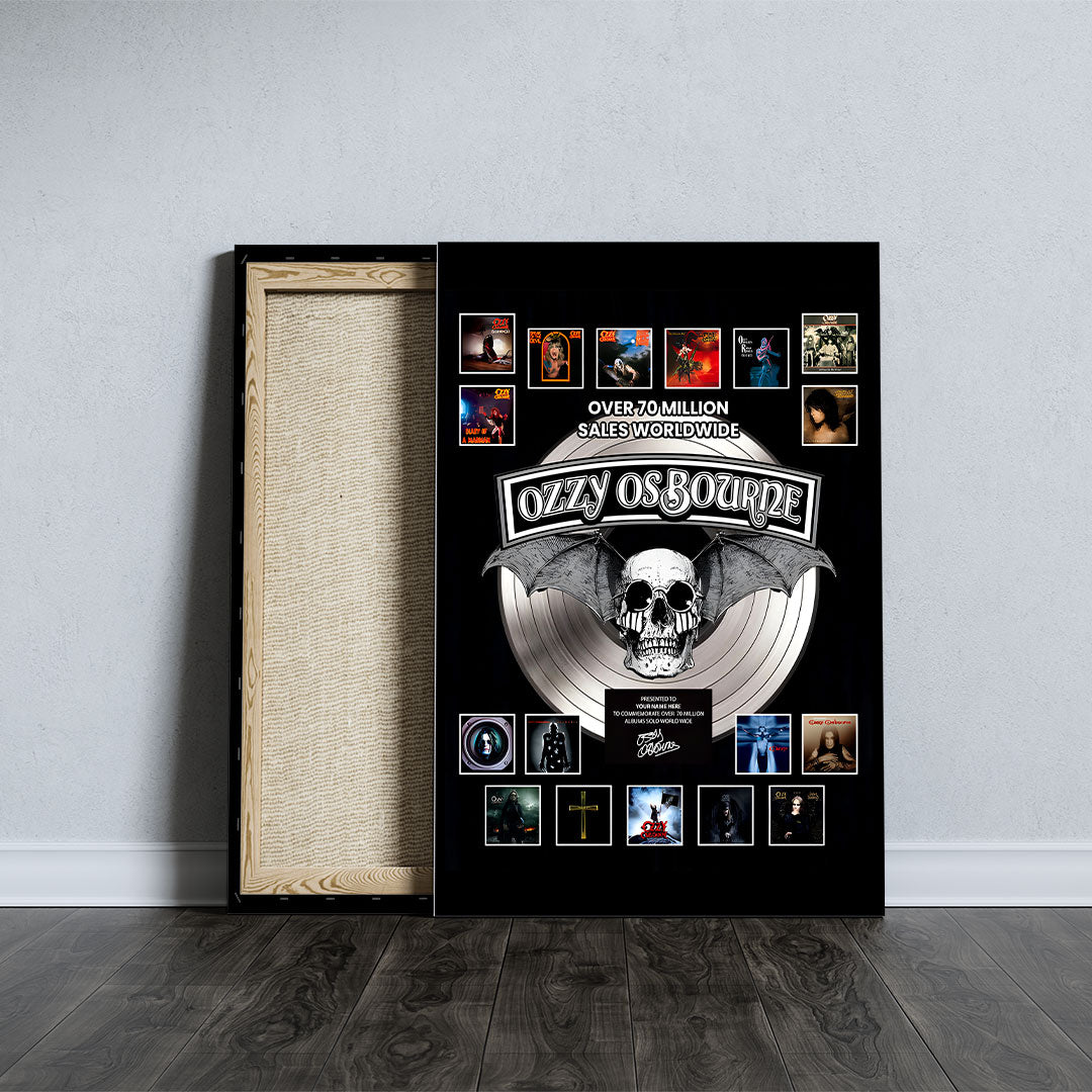 Ozzy Osbourne Rectangle Canvas With Inner Frame – TANTN 14795