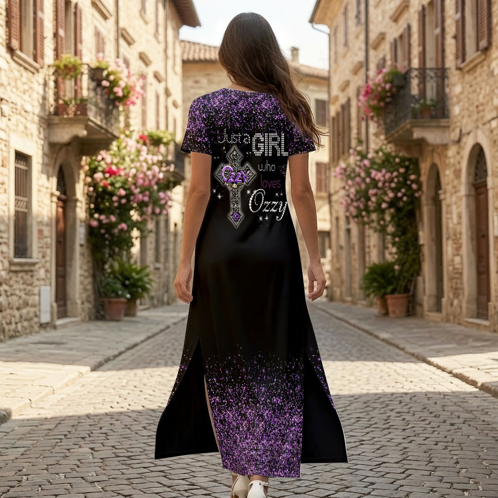 Ozzy Osbourne Short Sleeve Maxi Dress – HOATT19531