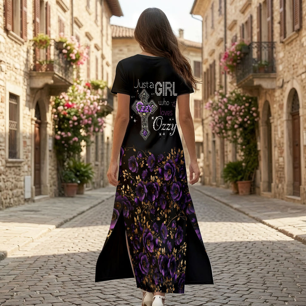 Ozzy Osbourne Short Sleeve Maxi Dress – HOATT19691