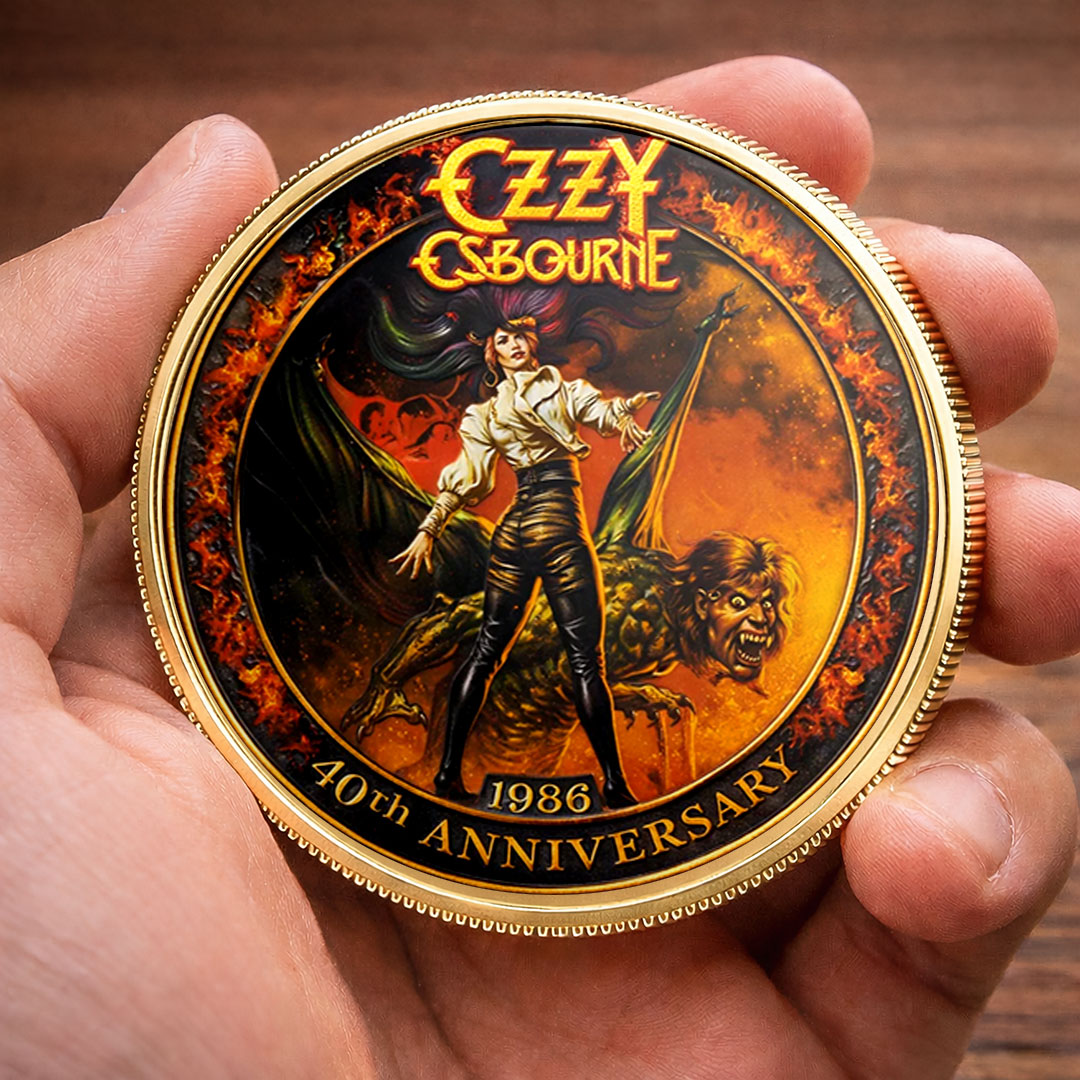 Ozzy Osbourne: The Ultimate Sin 40th Anniversary Commemorative Coin – TMTHU4993