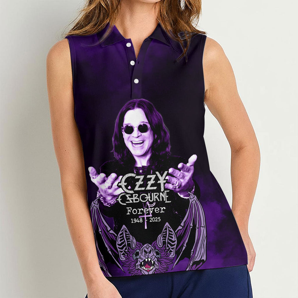 Ozzy Osbourne Women Sleeveless Polo Shirt – HOATT16805