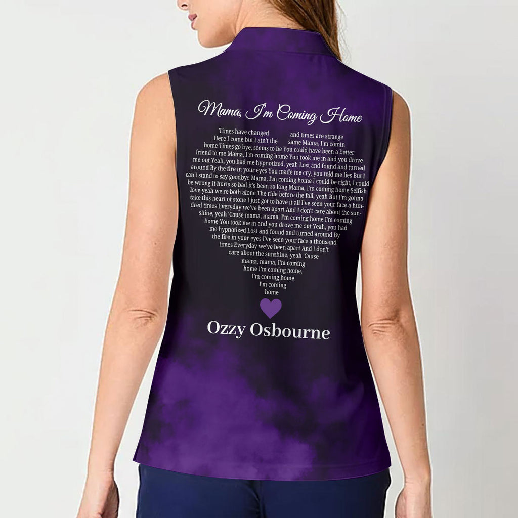 Ozzy Osbourne Women Sleeveless Polo Shirt – HOATT16805