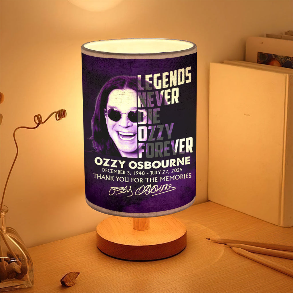 Ozzy Osbourne Wooden Base Fabric Lamp – HOATT15894