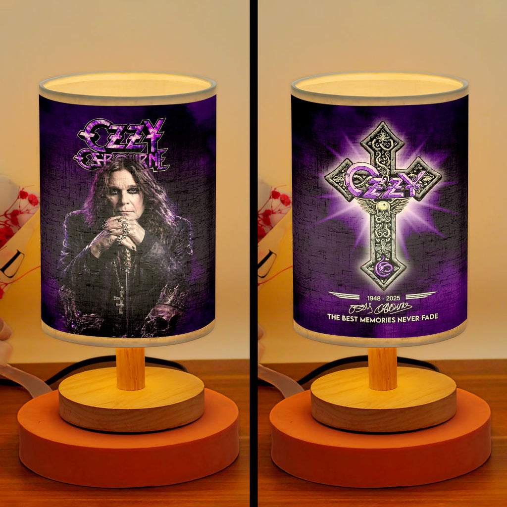Ozzy Osbourne Wooden Base Fabric Lamp – HOATT18355