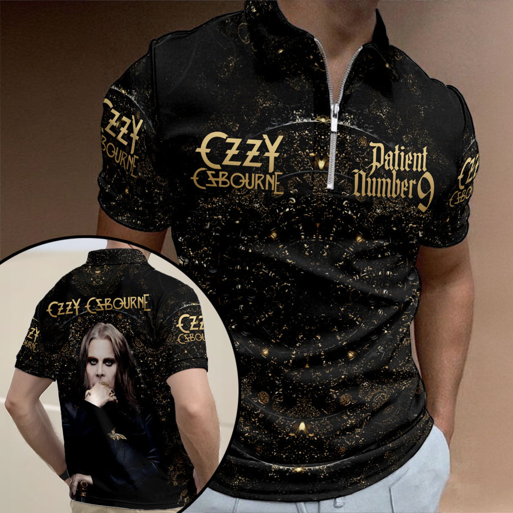 Ozzy Osbourne Zip Polo Shirt – HOATT20027