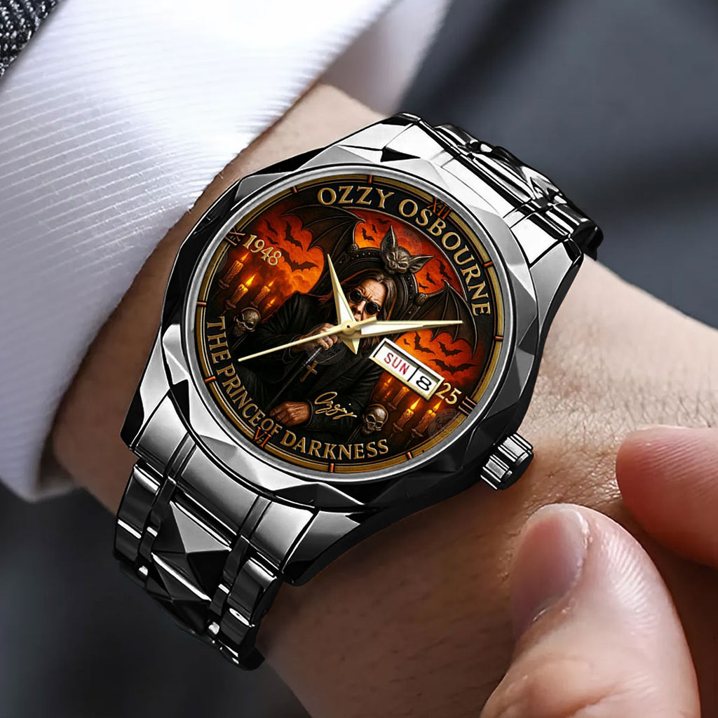 Ozzy Osbourne Alloy Luxury Quartz Watch – GNE4494